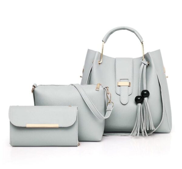 Light Gray Stylish Ladies Handbag