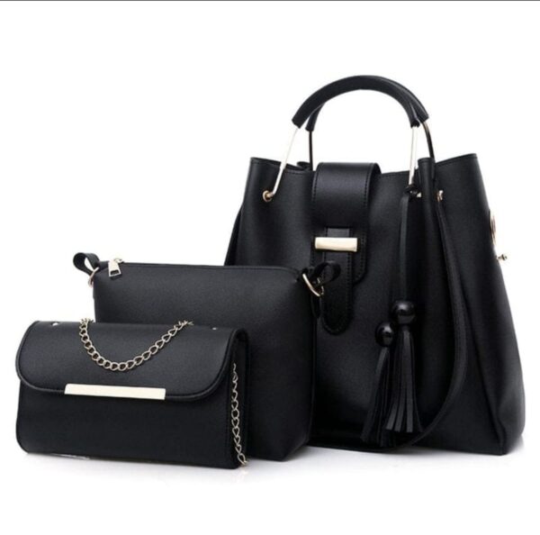 Premium Black Stylish Ladies Handbag